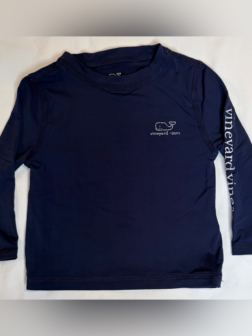 Vineyard Vines Performance Whale Tee/Rashguard sz6-12 mo EUC
